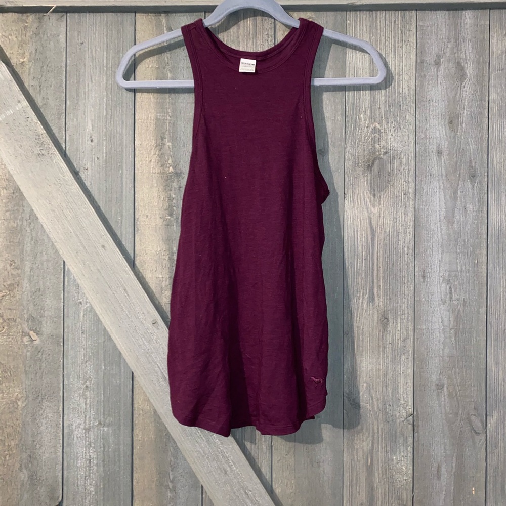 PINK Victoria’s Secret XS maroon workout tank